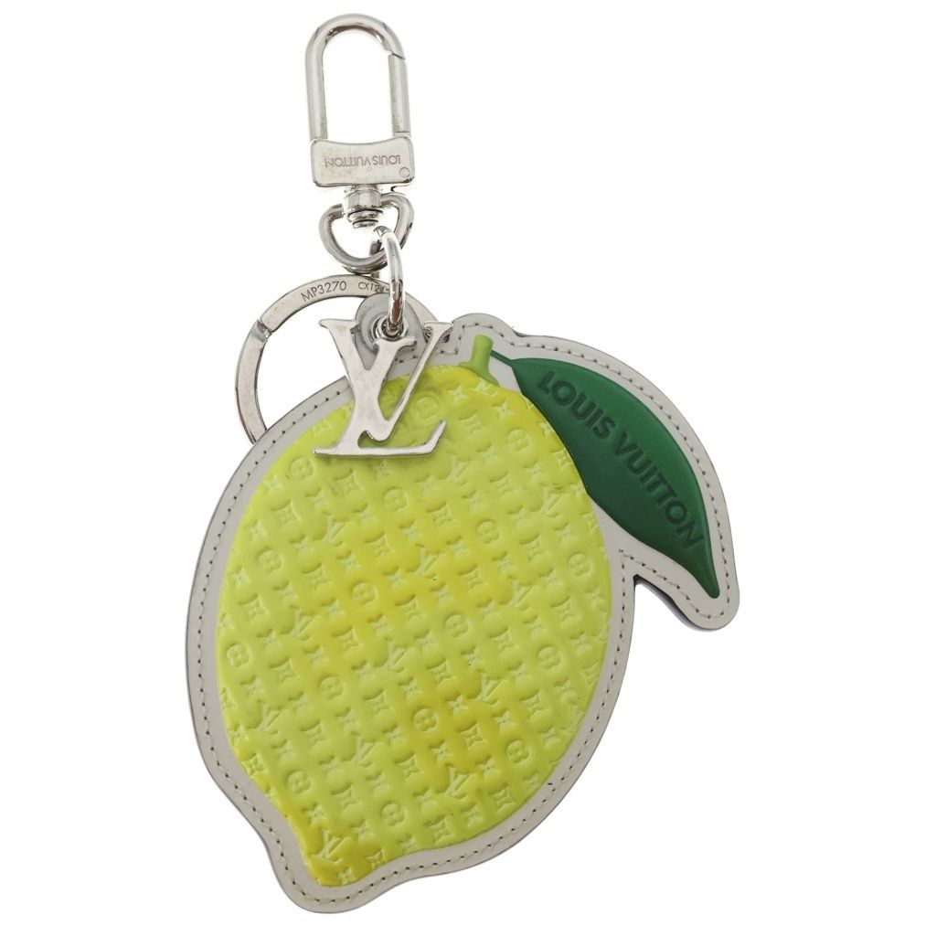 LOUIS VUITTON (ルイヴィトン) LV Porte Cl Lemon Bag Charm MP3270 LV ポルトクレ レモンキーホルダー イエロー/ブラウン 21,240円