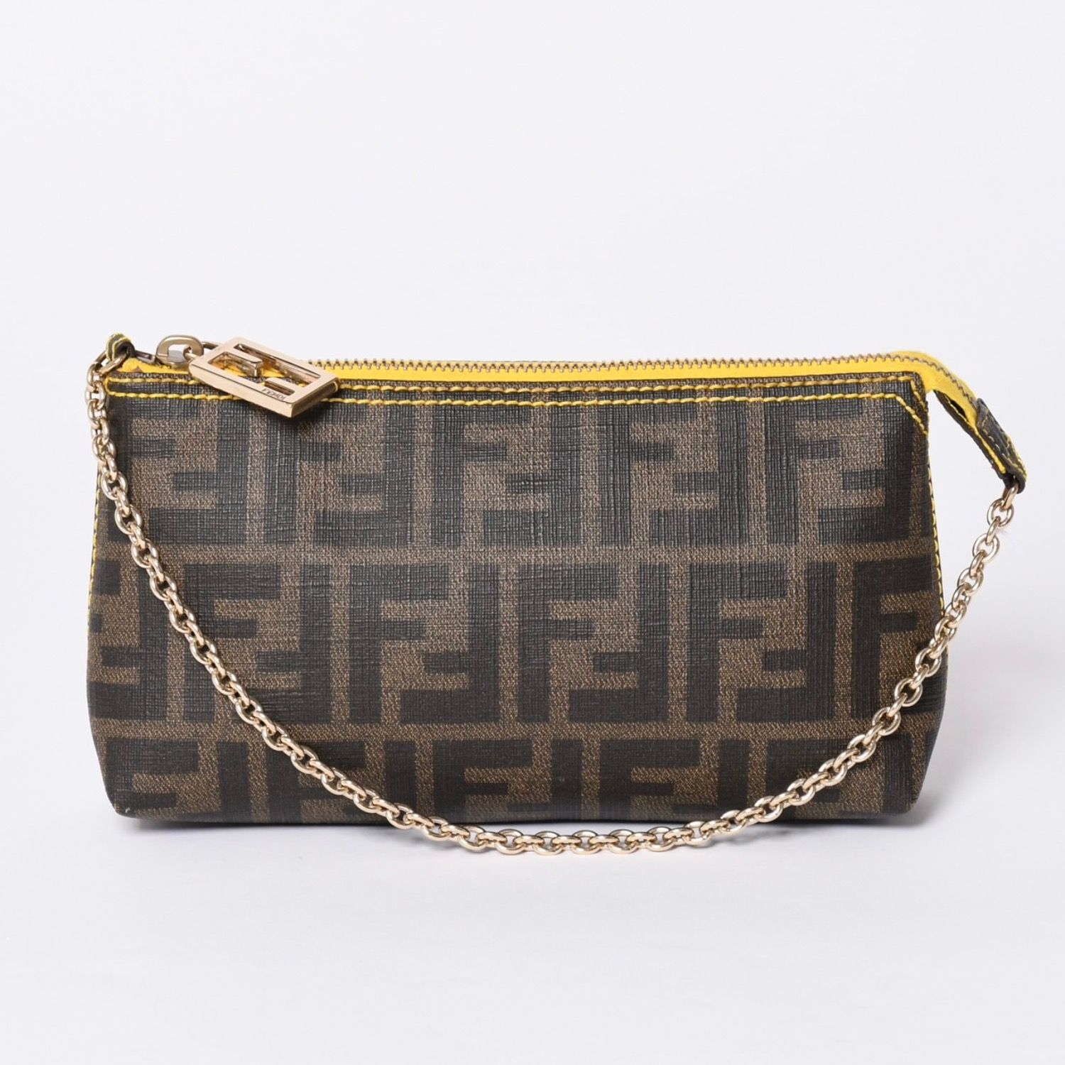 FENDI フェンディ アクセサリーポーチ チェーンポーチ 8BR592 PVC