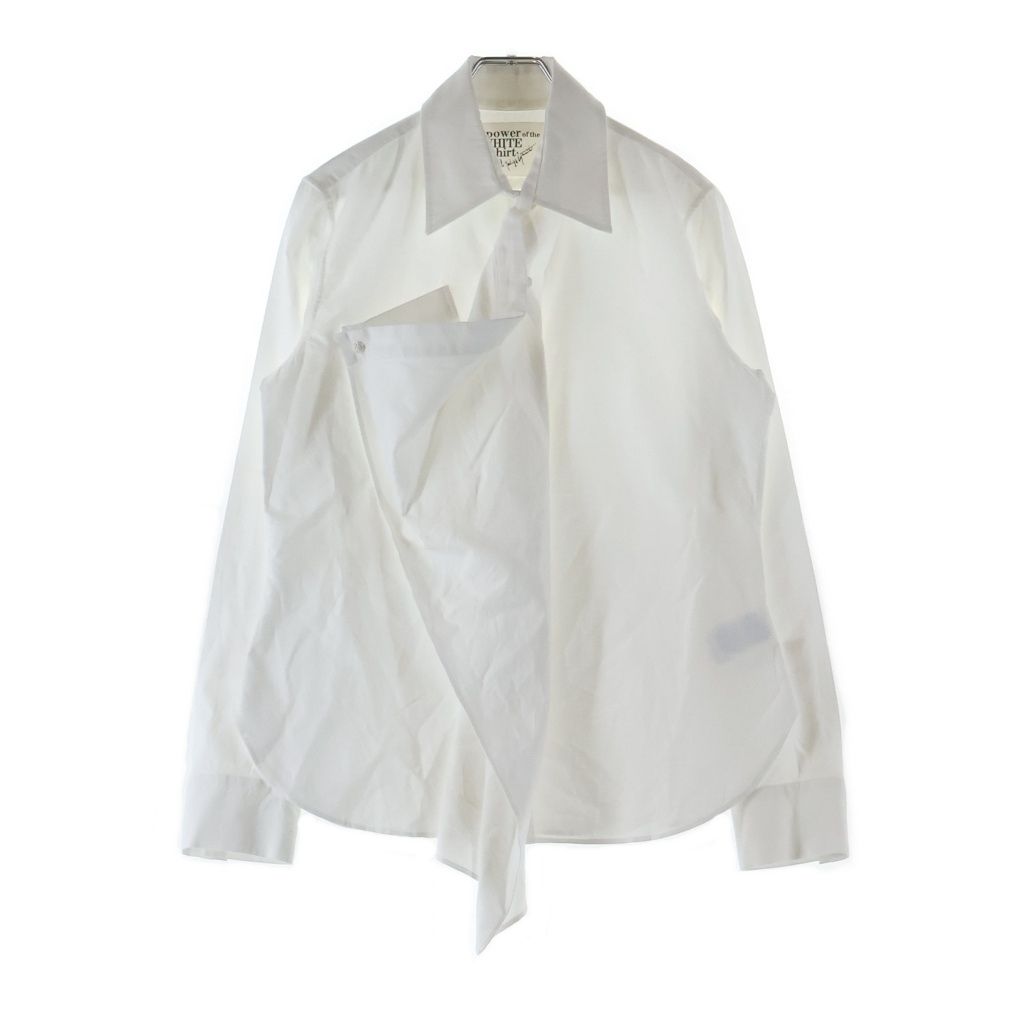 Yohji Yamamoto (ヨウジヤマモト) COTTON TWILL DRAPE BLOUSE コットン 