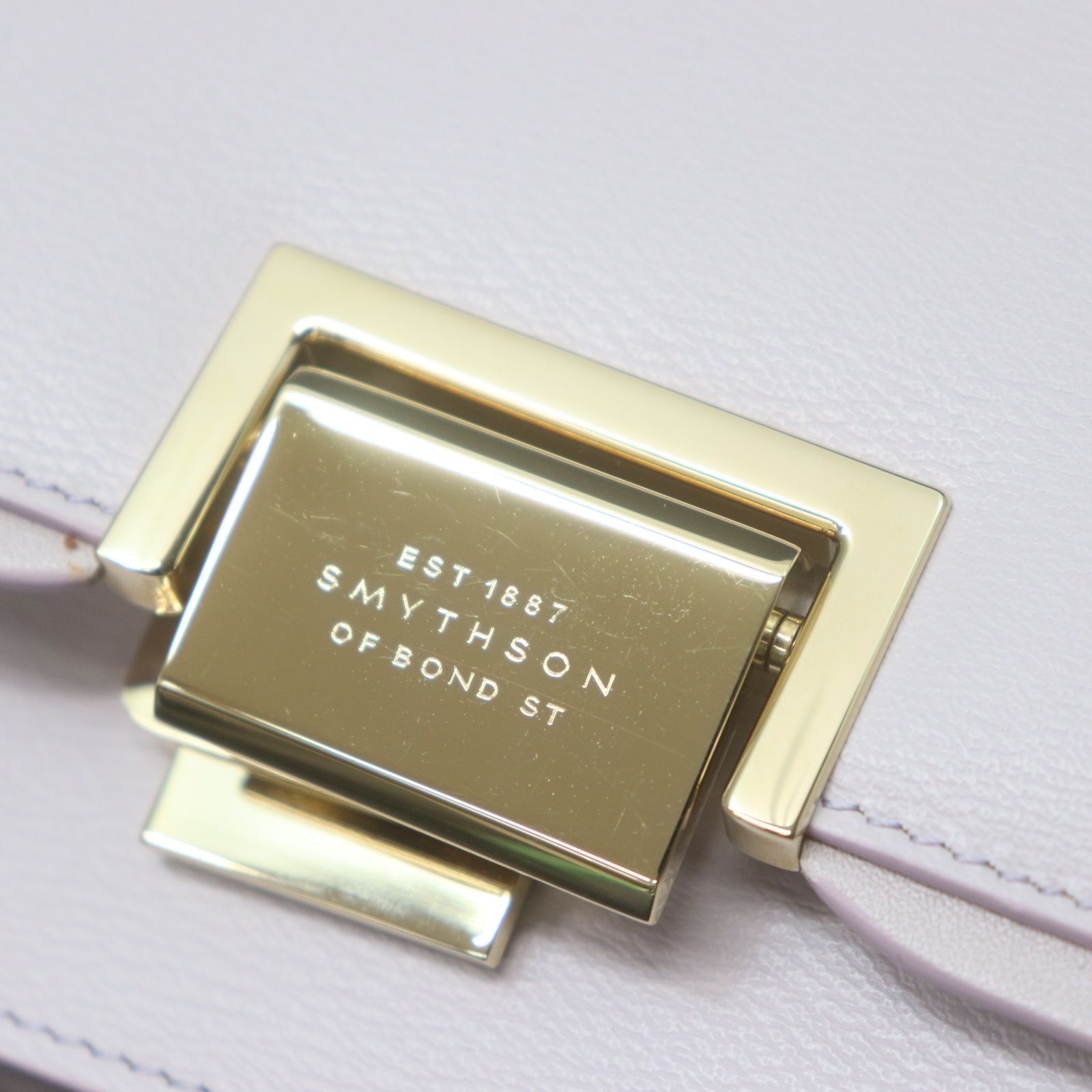 IT86WMREF4XZ 美品 SMYTHSON スマイソン ショルダーバッグ ラベンダー
