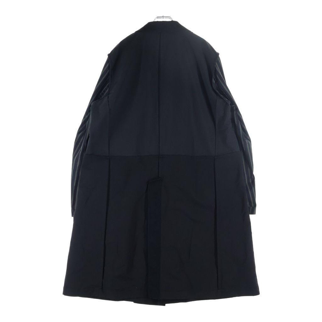 Sacai (サカイ) 24SS Suiting Coat アームストライプ柄 ドッキング