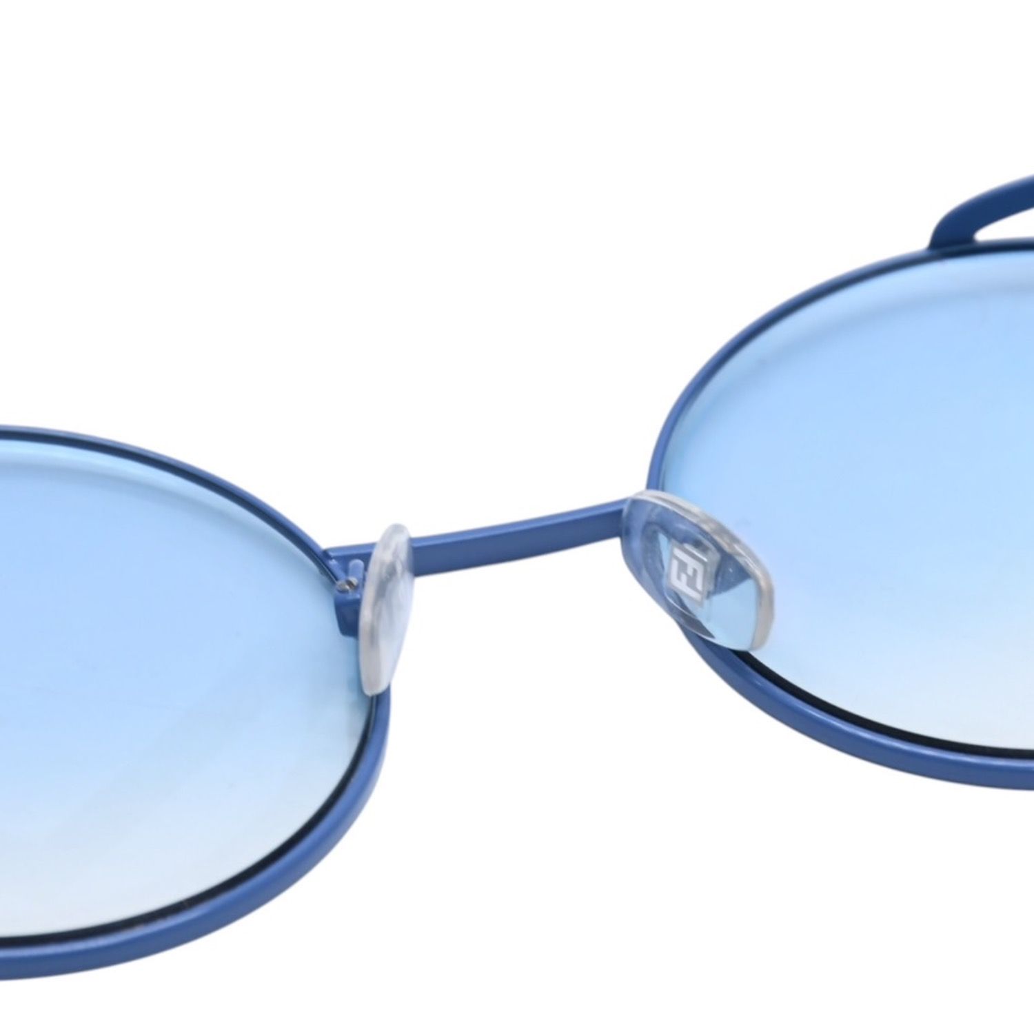 FENDI サングラス　水色　レア　試着のみの美品　フェンディ 極美品 FENDI フェンディ Fendirama FF0343/S 53◻︎20 135 Sunglasses