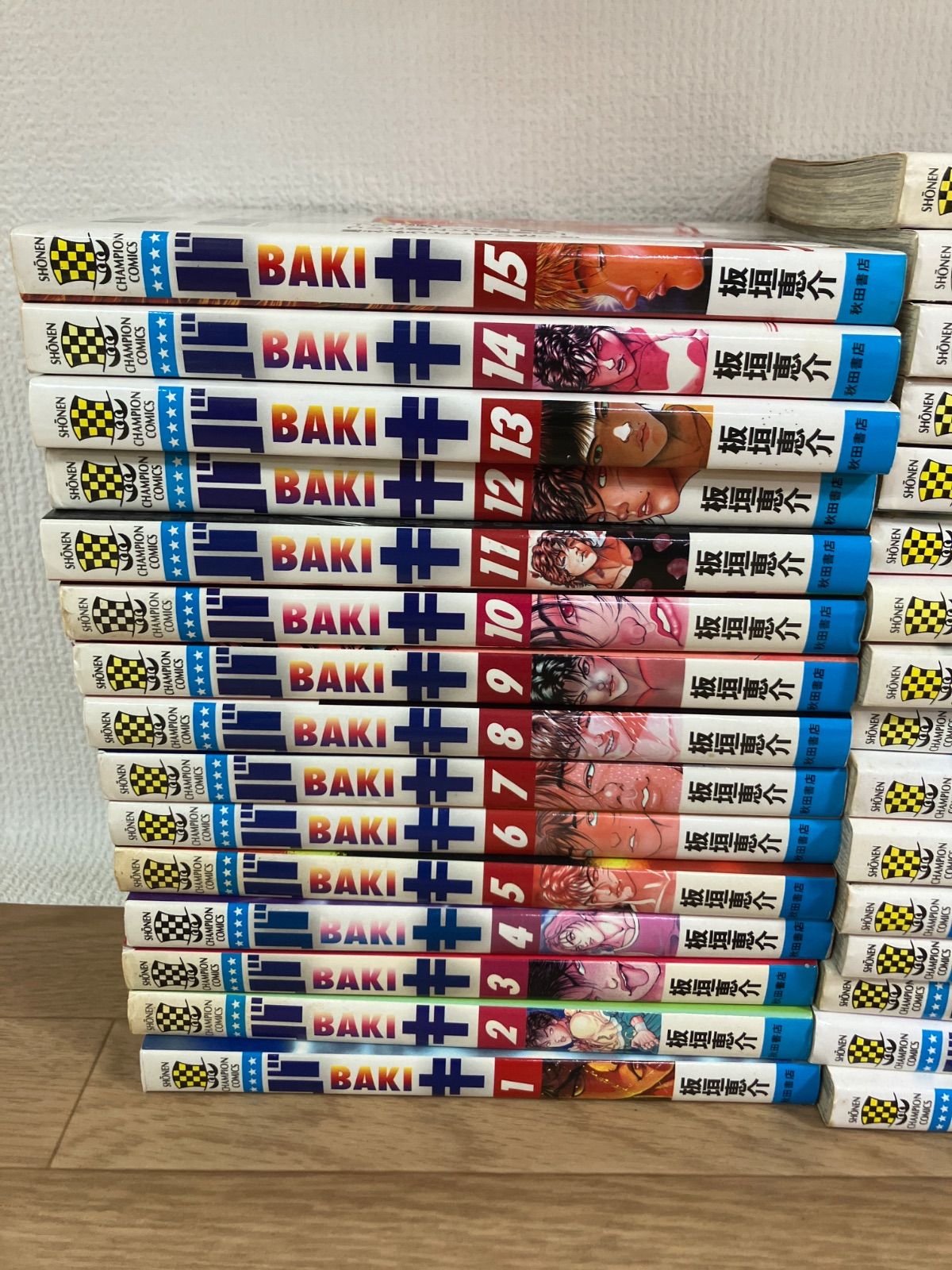 ☆①バキ 全31巻・範馬刃牙 全37巻+10.5（外伝） コミックセット 板垣