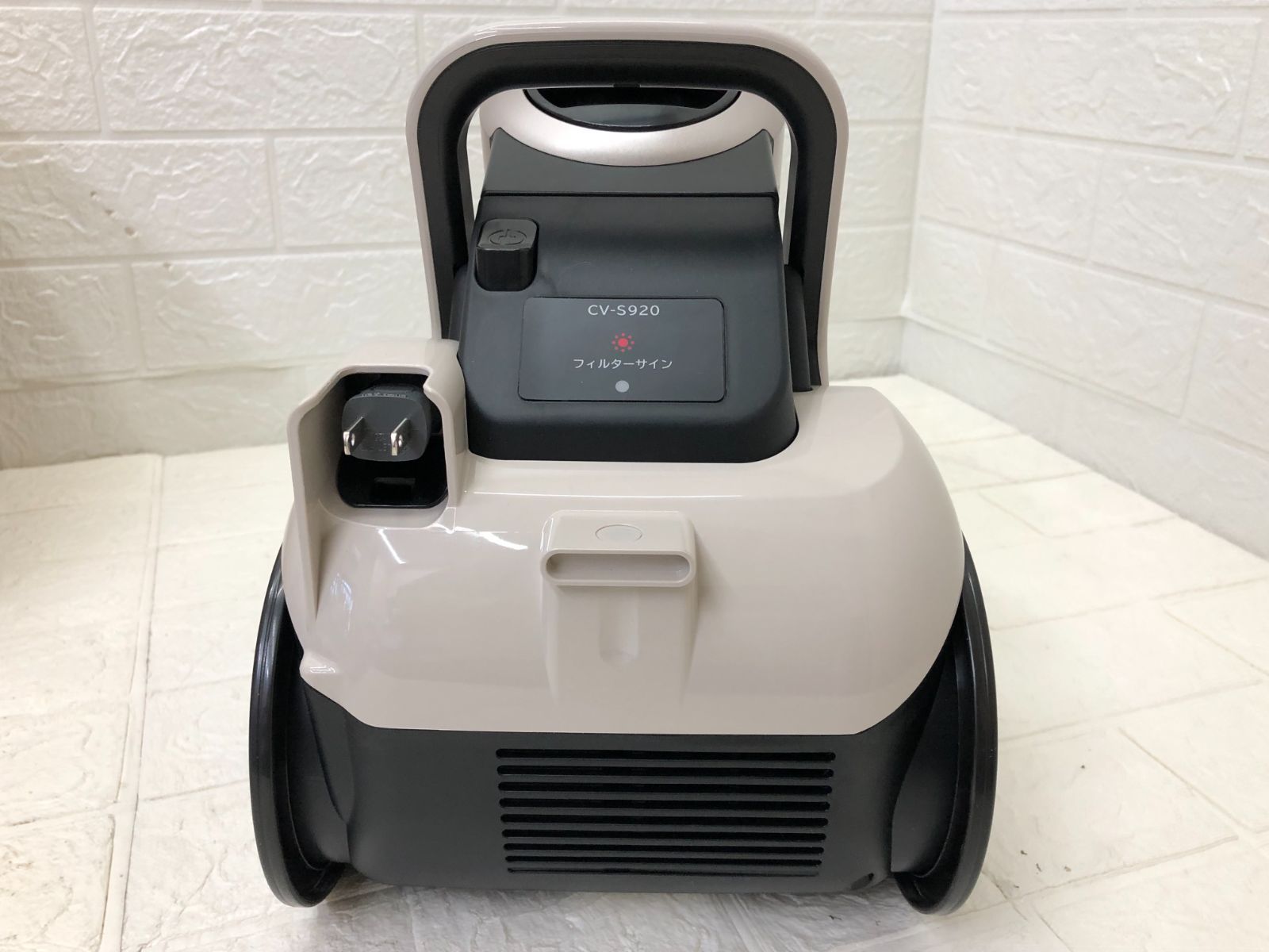 美品！HITACHI 日立 パワかるサイクロン掃除機 CV-S920(C) アイボリー