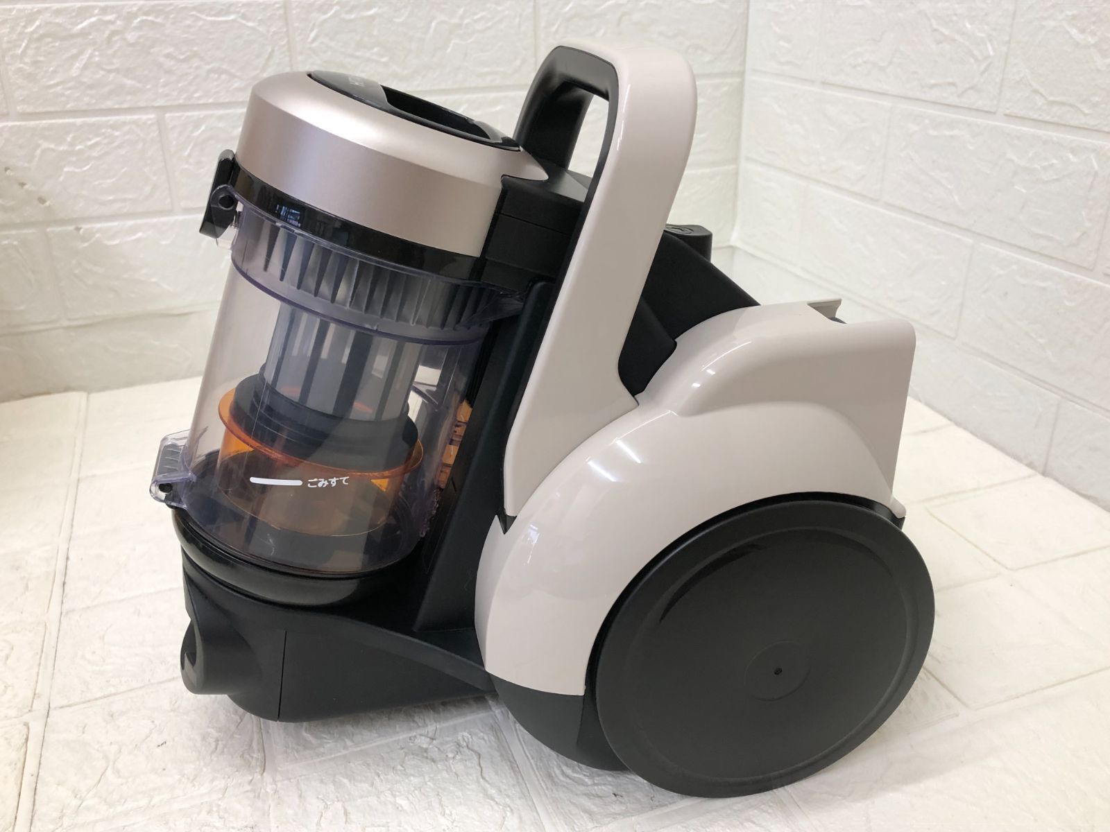 美品！HITACHI 日立 パワかるサイクロン掃除機 CV-S920(C) アイボリー