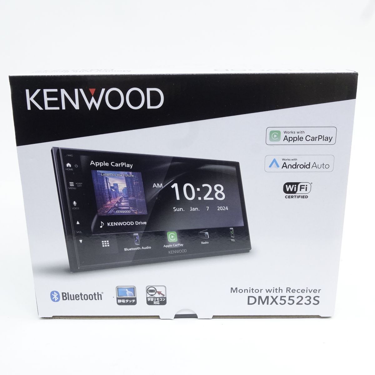 【未使用】KENWOOD ケンウッド DMX5523S 6.8V型インダッシュモデル ディスプレイオーディオ