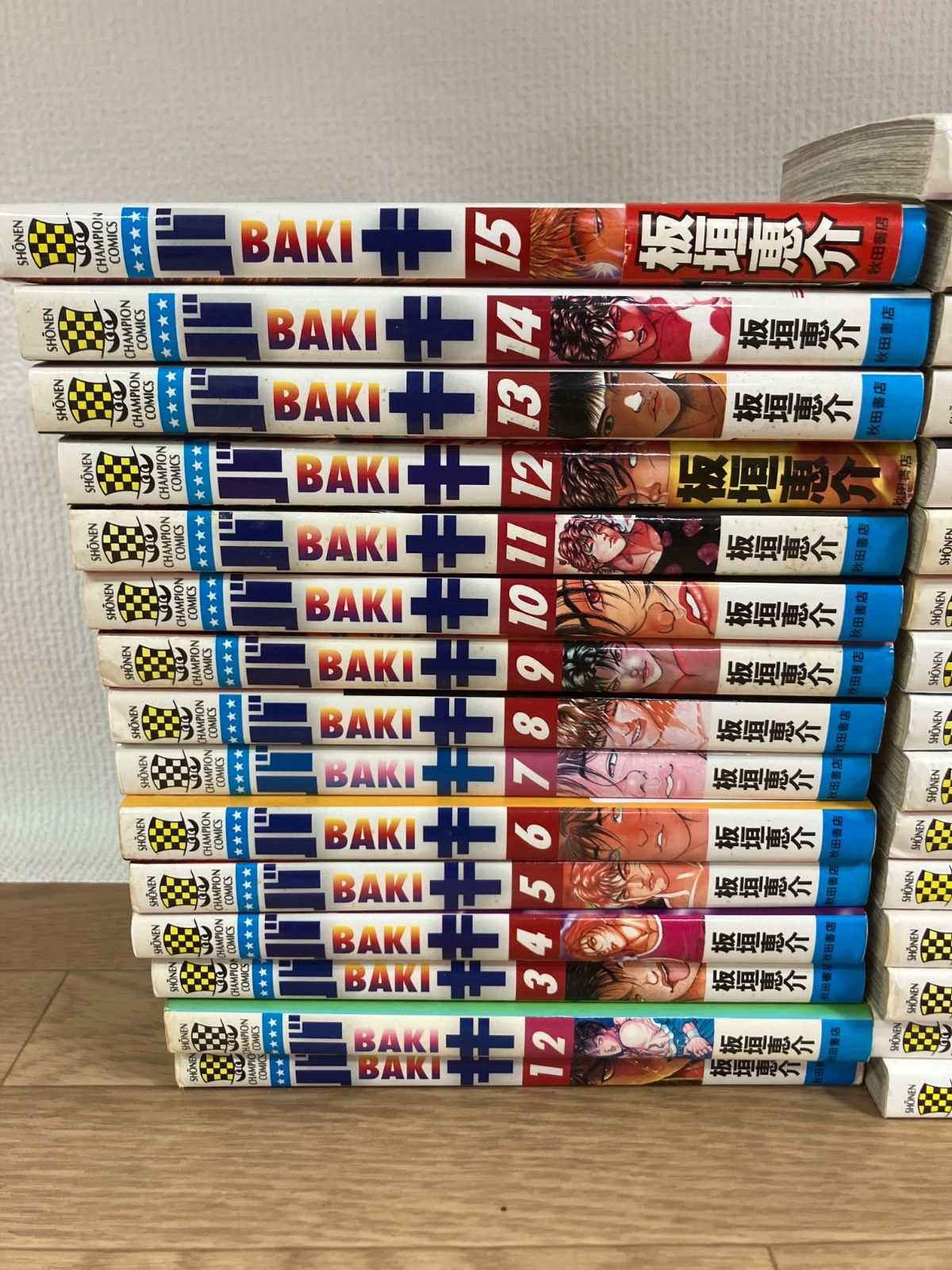 バキ 全31巻セットと外伝 板垣恵介 ☆②バキ 全31巻・範馬刃牙 全37巻+10.5（外伝） コミックセット 板垣
