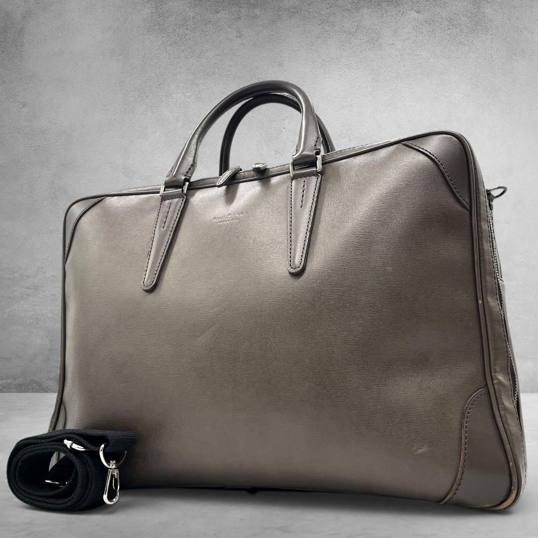 フジタカ ビジネスバッグ ブリーフケース 本革 2way ダブルルーム Jade LeatherⅡ メンズ 通勤 日本製 FUJITAKA briefcase leather business bag 2way double compartment 2754
