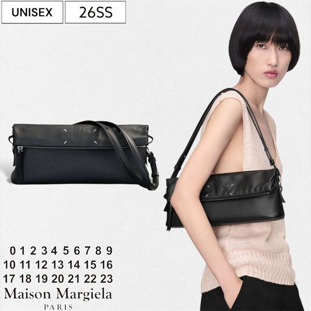 【定価278,300円(税込)】Maison Margiela メゾン マルジェラ しなやかなカーフレザーでゆったりとしたシルエットに再解釈した5AC ソフトポーチ 5AC SOFT POUCH ショルダーバッグ 鞄 カバン ボディバック ハンド マルタン