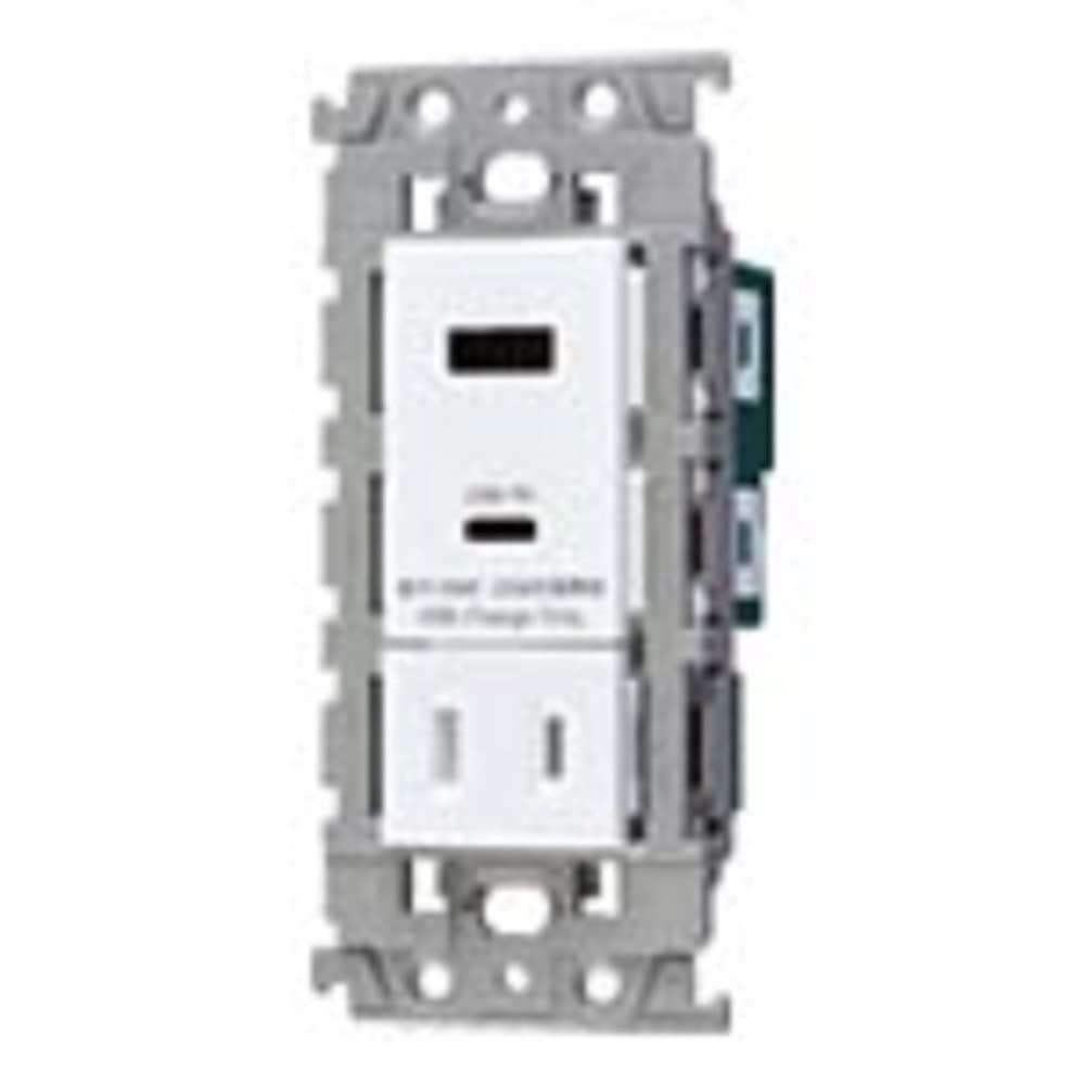 パナソニック 埋込充電用USBコンセント2ポート(18W)(USB-A･C)(扉付コンセント付)(マットセラミックホワイト) WTL147740MW [マットセラミックホワイト] [2コモジュール/2ポート(扉付コンセント付)] [SO-STYLE]