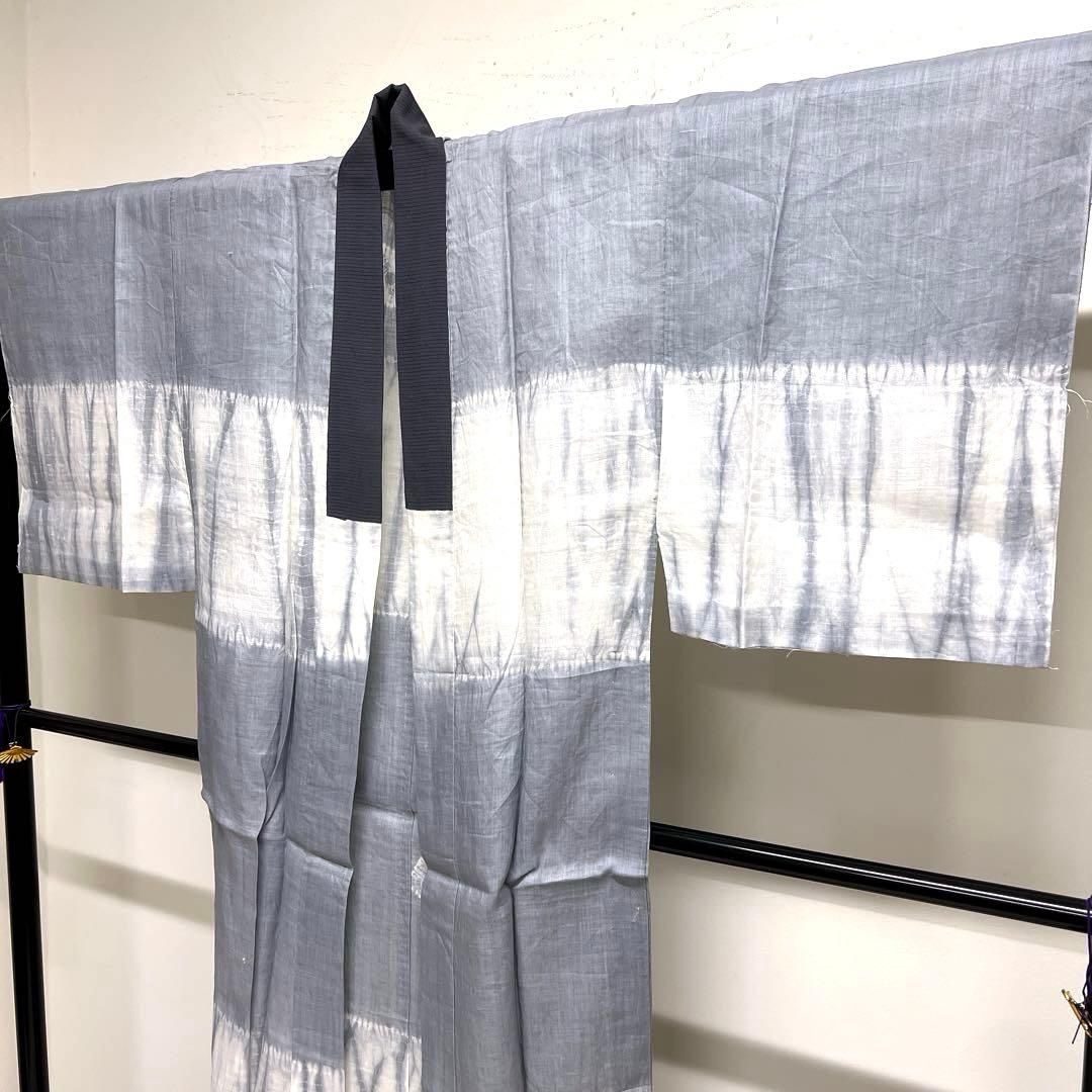メンズ襦袢 洗える着物 長襦袢 絞り 身丈141.5 裄66 着物 043tz
