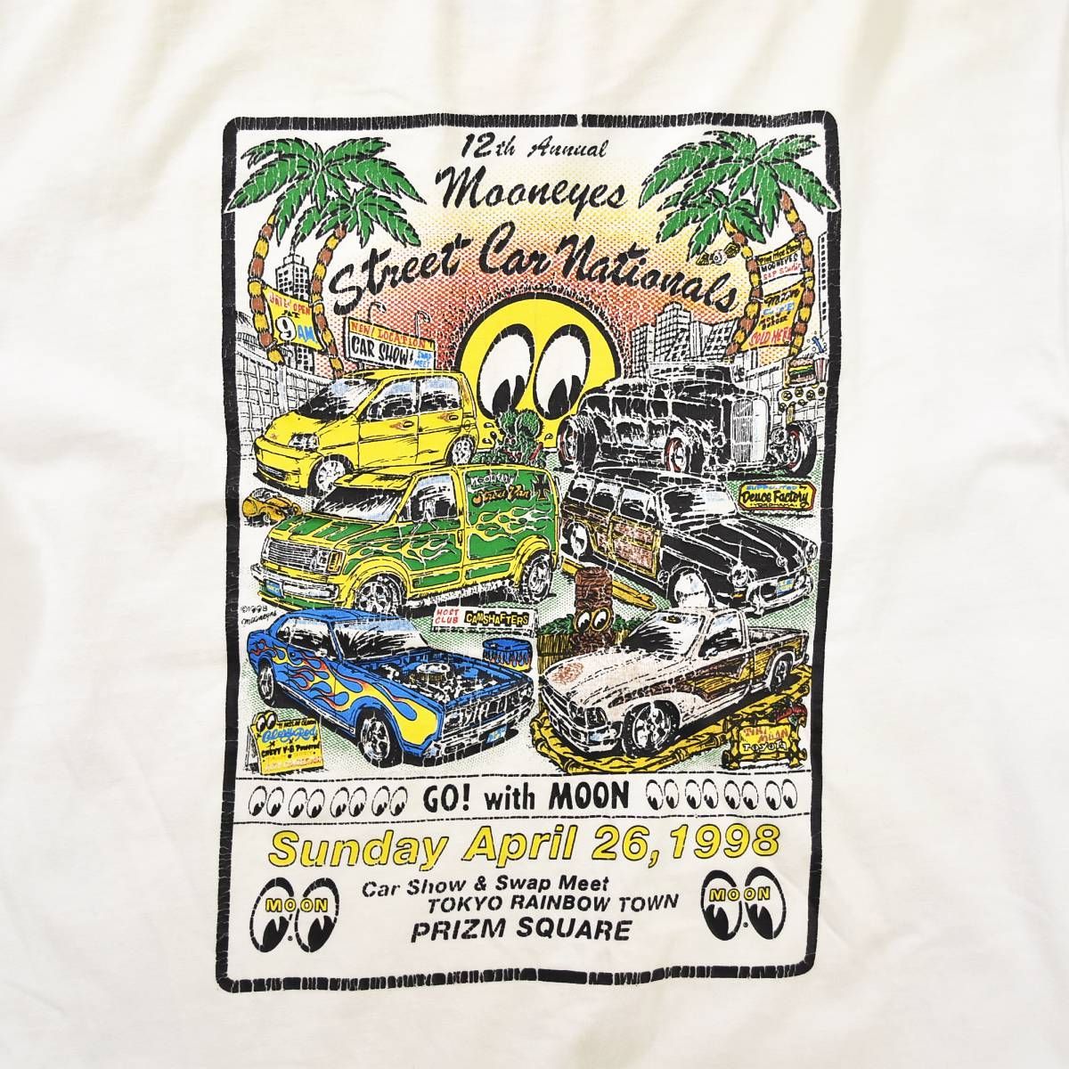 90sヴィンテージ USA製 1998年 12th MOONEYES Street Car Nationals 