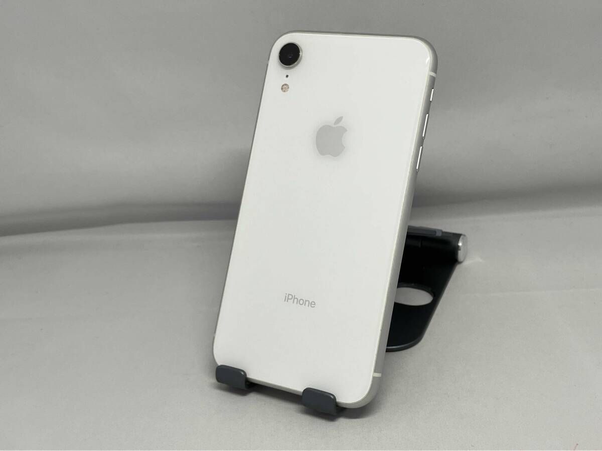iPhone XR 128GB ホワイト【中古】SIMロックなし - メルカリ