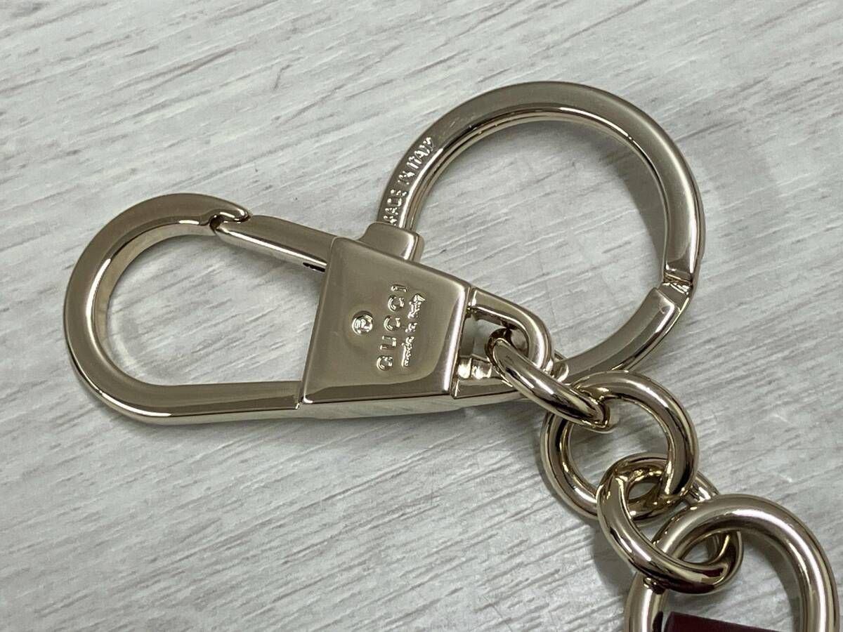 日本限定　GUCCI GGキャンバス ヒグチユウコ チャーム　キーホルダー 猫（BO） グッチ　箱付