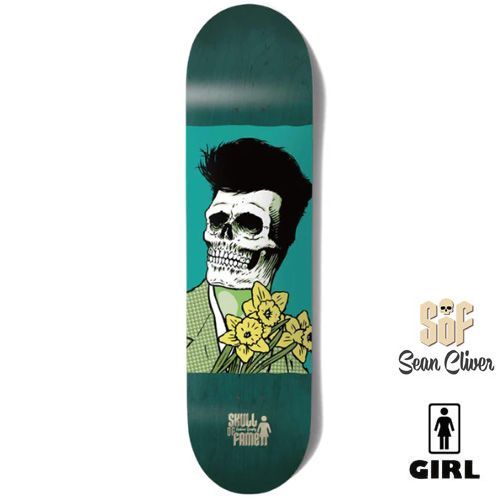 GIRL SKULL OF FAME ANDREW BROPHY Deck スケートボード デッキ ガールスケートボード ショーン・クライヴァー
