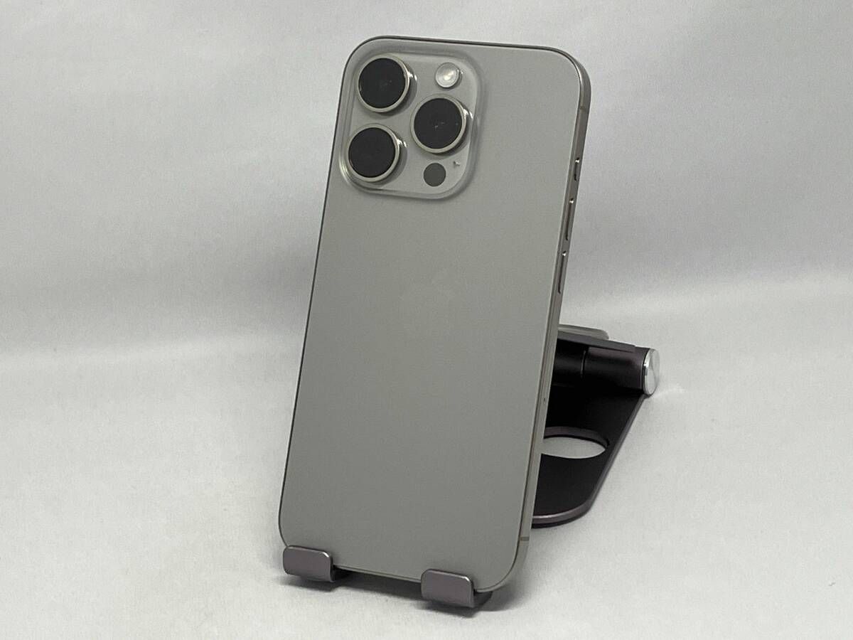 MTU93J/A iPhone 15 Pro 128GB ナチュラルチタニウム SIMフリー 