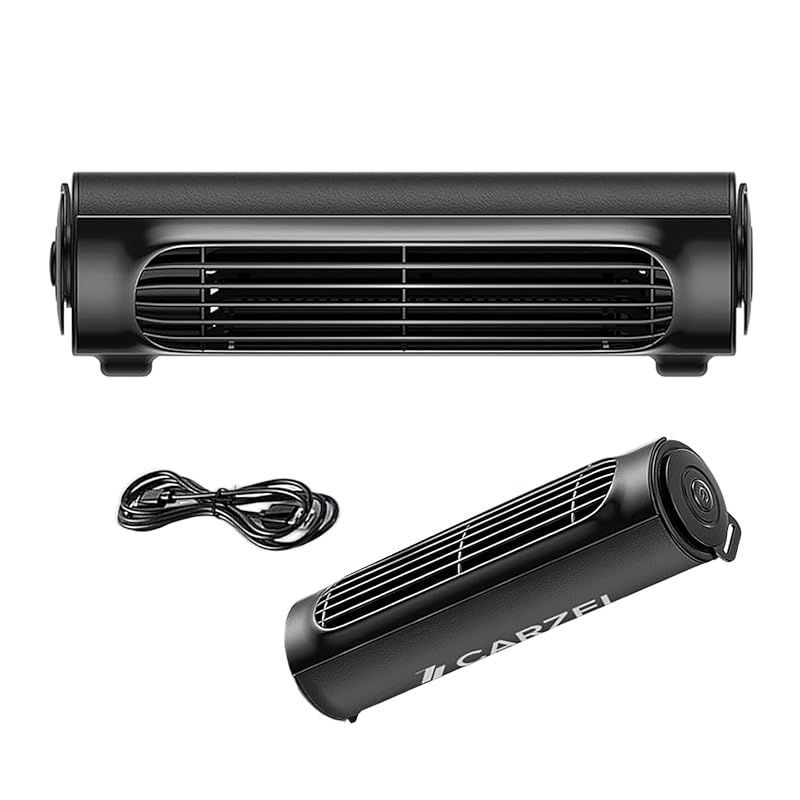 車載扇風機 車 扇風機 ヘッドレストファン シートファン カーファン 後部座席 USB給電 熱中症対策 サーキュレーター 省エネ 空気循環 蒸れ解消 夏対策 取り付け簡単 風量3段階調整 マジックテープ式 角度調整 ブラック 静音 ワイド 1