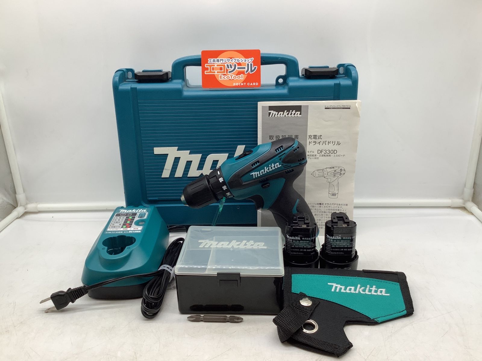 【中古品】Makita/マキタ DF330DWX ☆ 10.8V充電式ドライバドリル [IT_UN5SK][岡イ][M04]