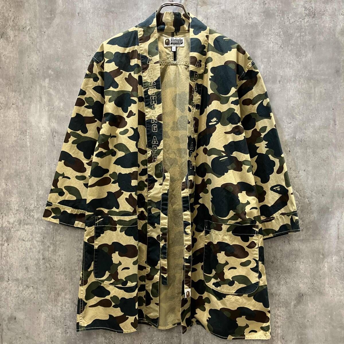 A Bathing Ape 法被風ジャケット 迷彩 size M マルチカラー アベイジングエイプ