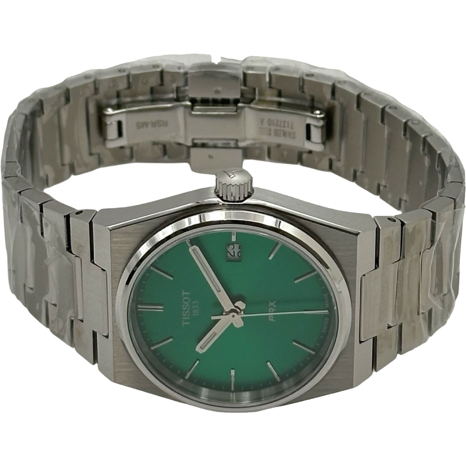 ティソ TISSOT PRX 35mm T137.210.11.081.00 グリーン ステンレス