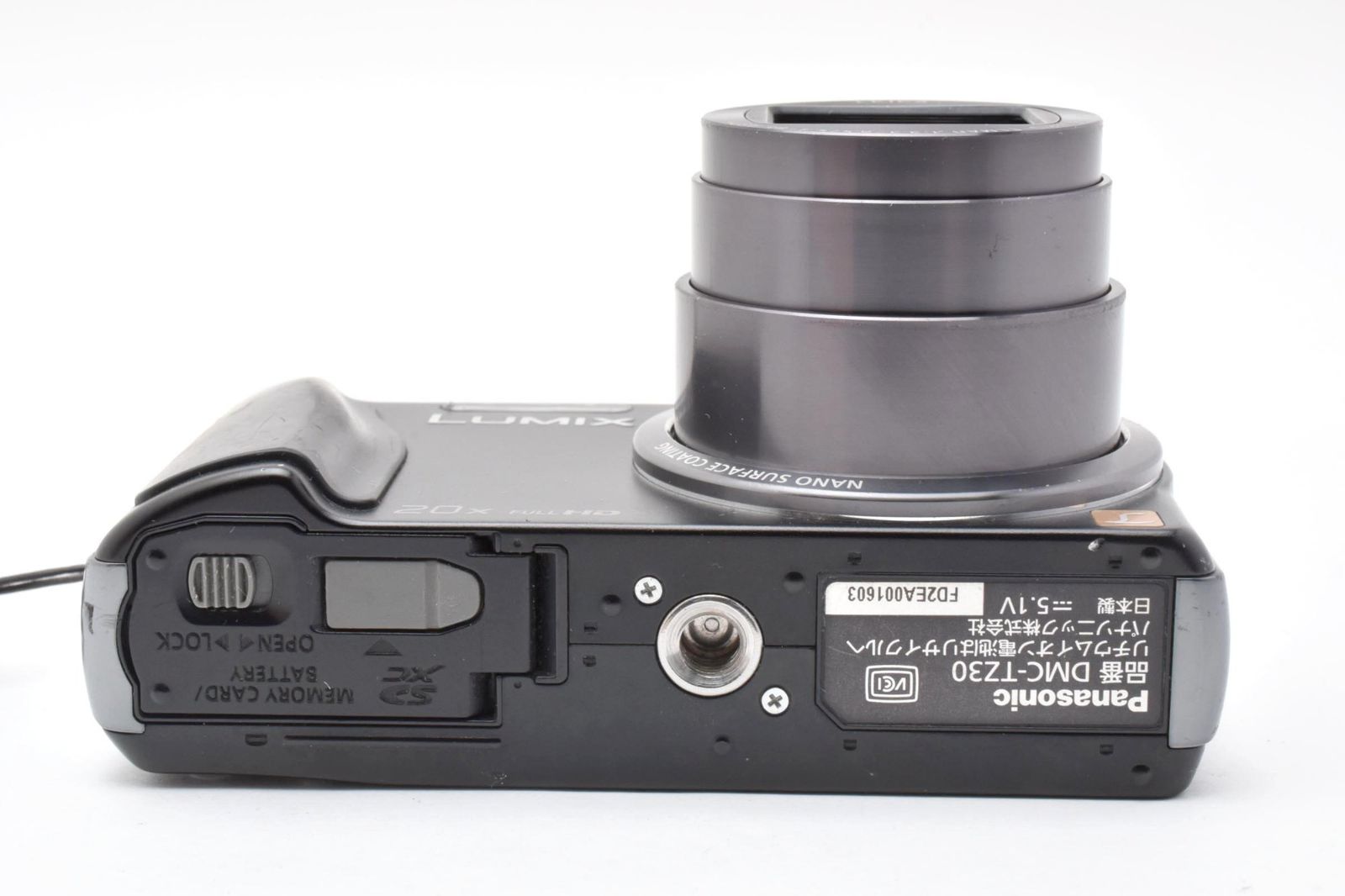 実用品】Panasonic パナソニック LUMIX DMC-TZ30 黒 ブラック