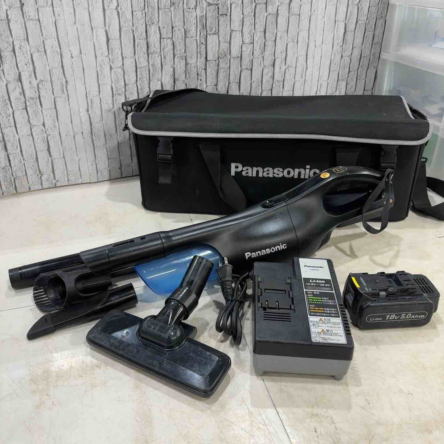 【美品】◇パナソニック(Panasonic) 充電式スティッククリーナー EZ37A3LJ1G-B 18V5.0Ah【川口店】
