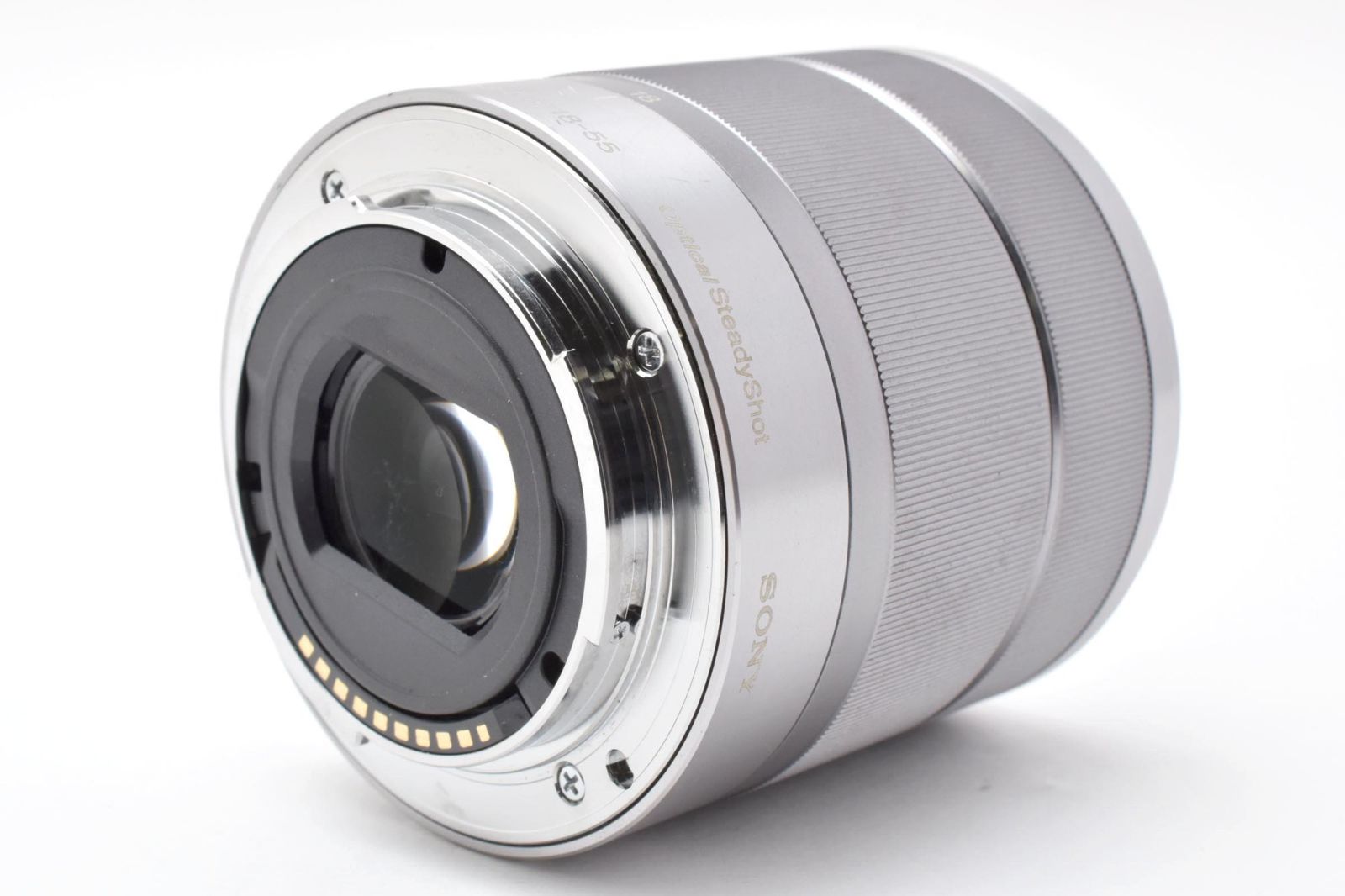 実用品】Sony ソニー E 3.5-5.6 18-55mm OSS SEL1855 シルバー AF