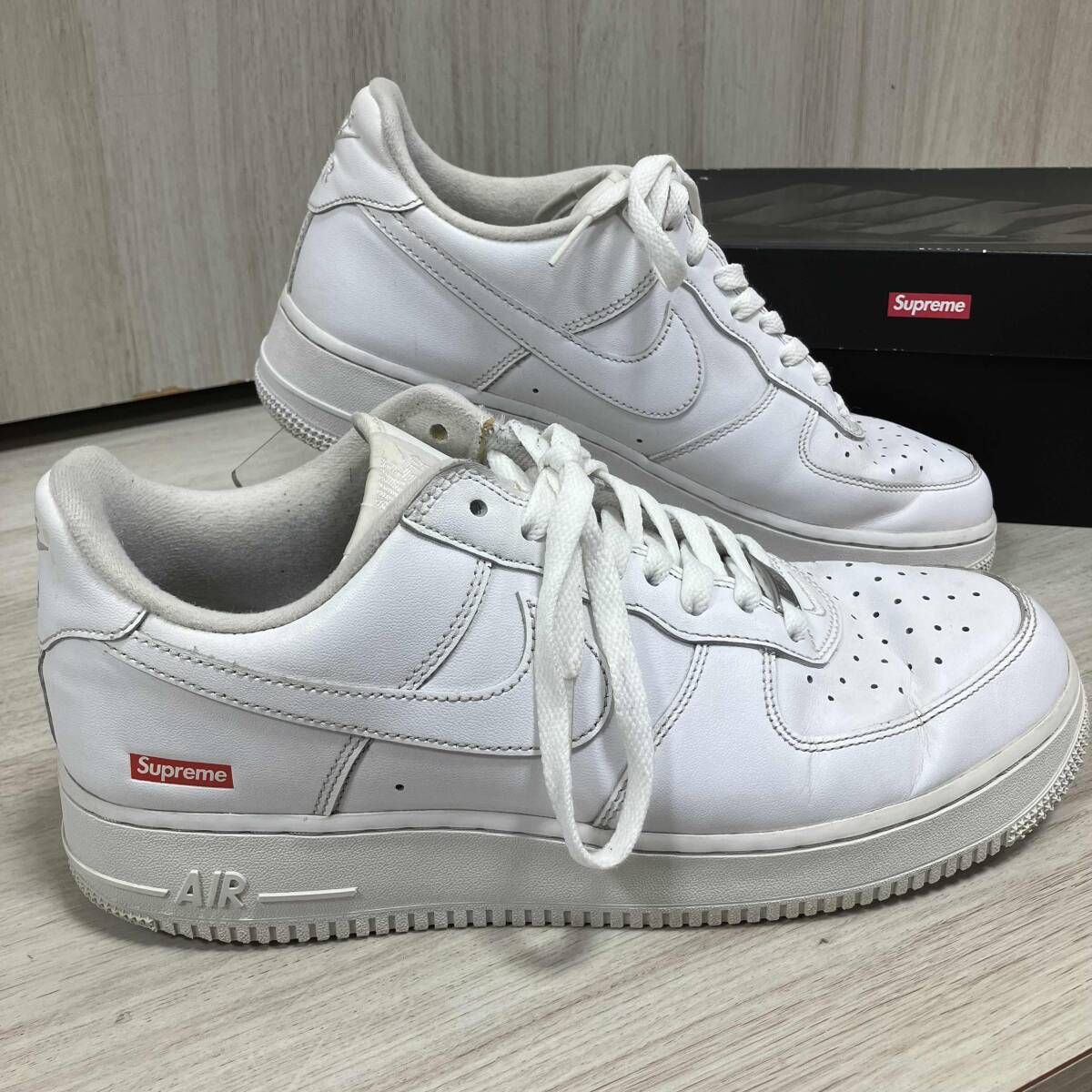 Supreme × Nike/スニーカー/Air Force 1 Low ホワイト 白 CU9225-100 