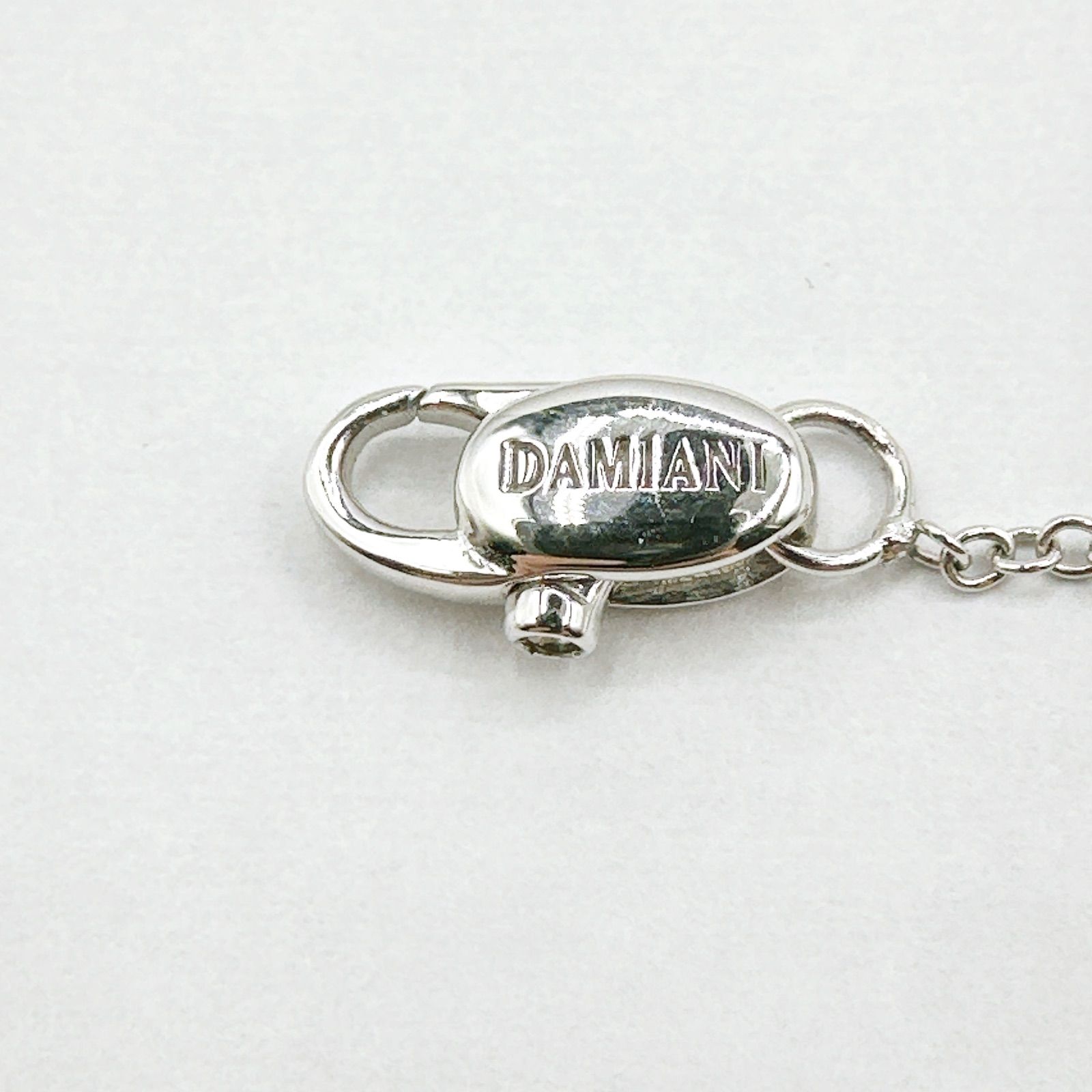 美品?DAMIANI ベルエポック XS ホワイトゴールド ネックレス 約49㎝ Y 