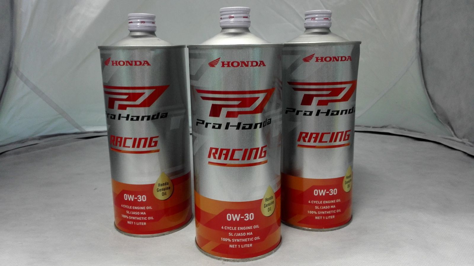 【3缶セット・未開封品】PRO HONDA 0W-30 1L RACING(旧4)　PROHONDA0W-30-1L　YA0473　(2652186)