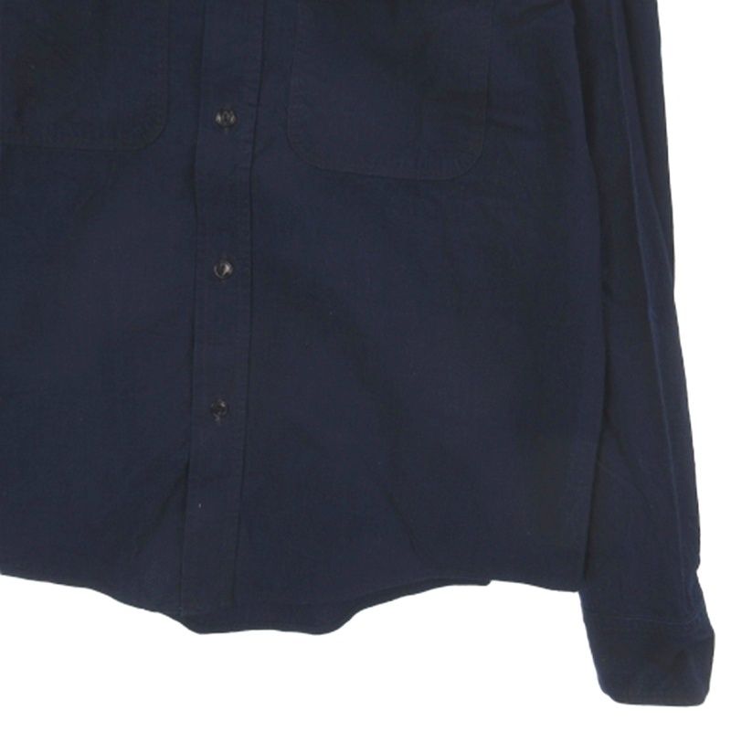 アナトミカ ANATOMICA BIG A シャンブレー シャツ 長袖 インディゴ 15