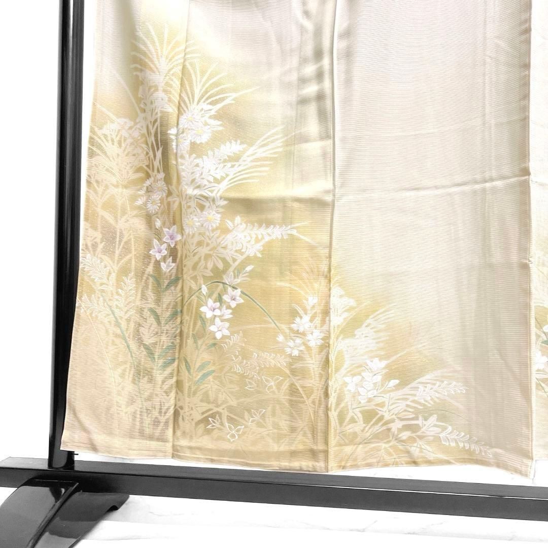 夏用 絽 訪問着 身丈159 菊花 桔梗 正絹 着物 042b p - メルカリ
