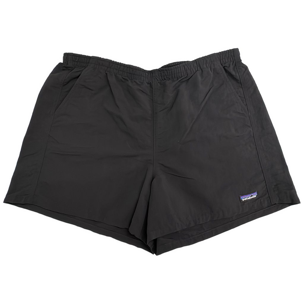patagonia パタゴニア バギーズショーツ ナイロンショートパンツ アウトドア ブラック(レディース XL)中古 古着 Y0362