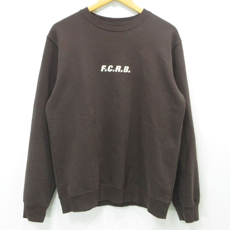 【三重本店】 中古 FCRB | エフシーアールビー クルーネックスウェット SIGNATURE CREWNECK SWEAT FCRB-252095 ブラウン サイズ：M 【103】
