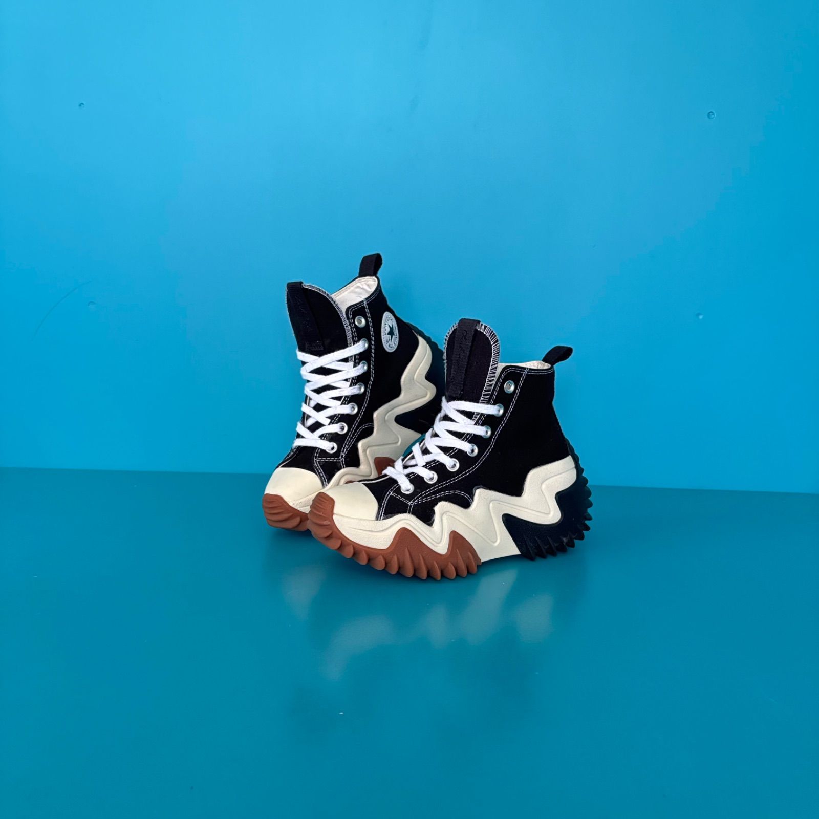 韓国コンバース ランスター 23cm 【中古品】美品 韓国限定】CONVERSE コンバース ランスターモーション ハイカット