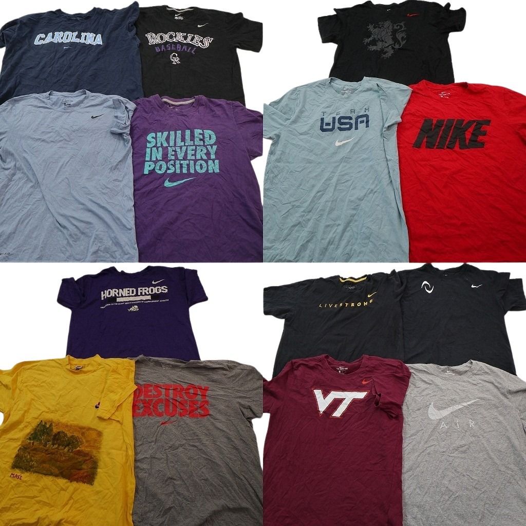 古着卸 まとめ売り NIKE ナイキ Tシャツ 14枚セット ( メンズ L/XL