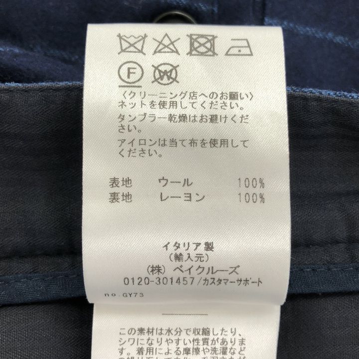 パンツ NOAH (ノア) ダブルプリーツウールトラウザーズ 23030122002110