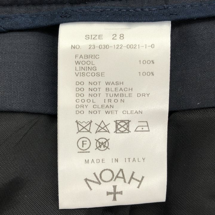 パンツ NOAH (ノア) ダブルプリーツウールトラウザーズ 23030122002110