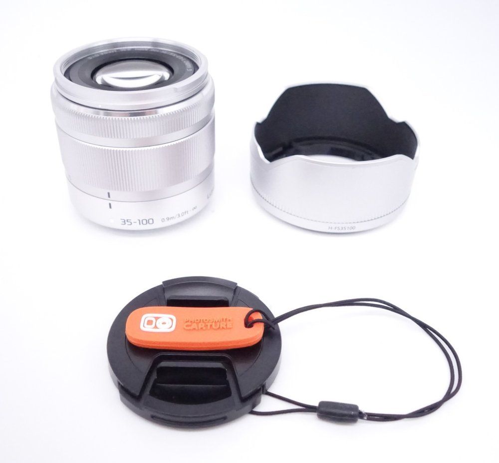 【極上品】Panasonic G VARIO 35-100mm F4.0-5.6 シルバー H-FS35100-S [W2604082A]