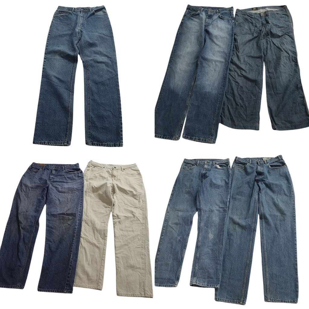 古着卸 まとめ売り ブランドMIX デニムパンツ 7枚セット ( メンズ 33