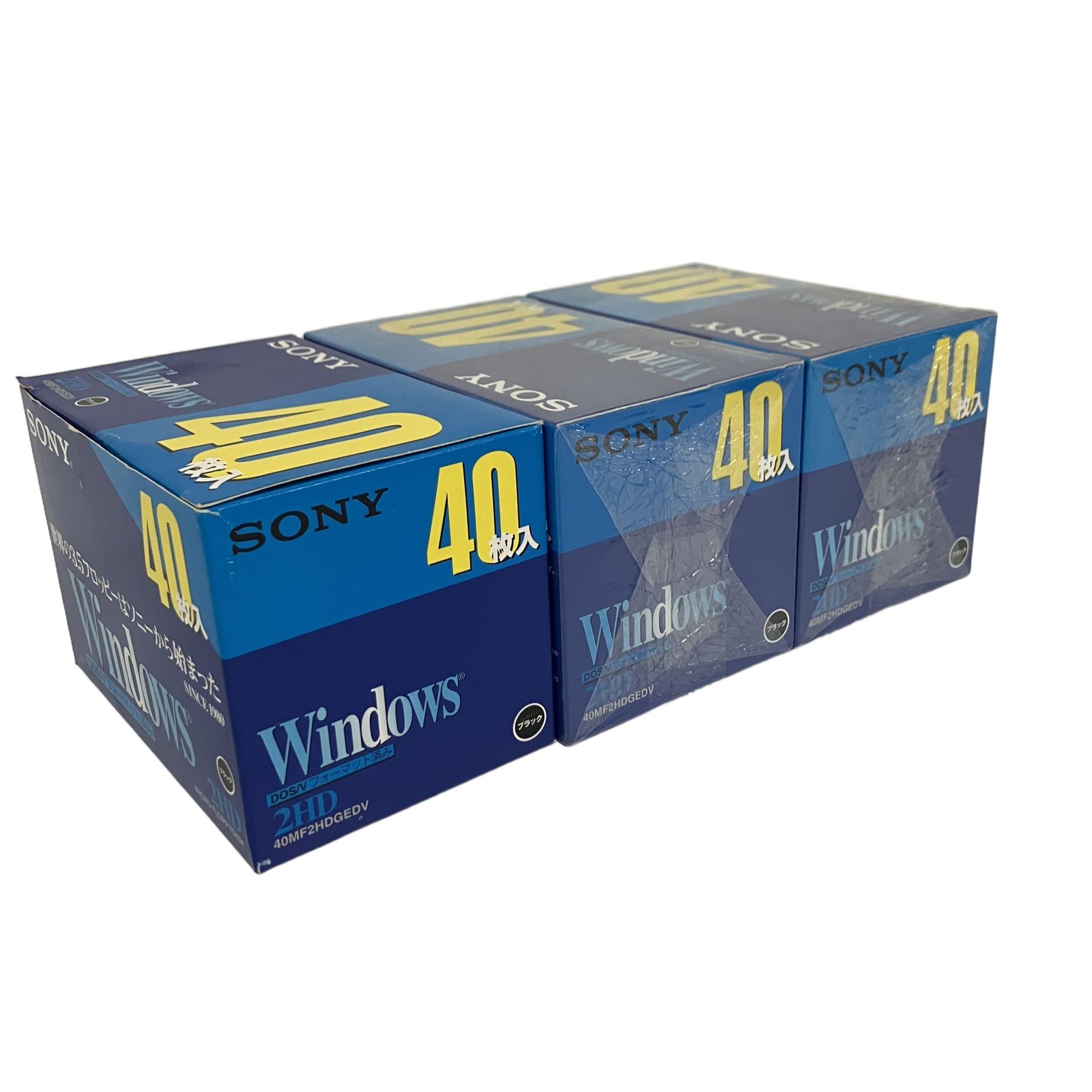 SONY ソニー WINDOWS 2HD 40枚 3点セット 未使用 B11196246
