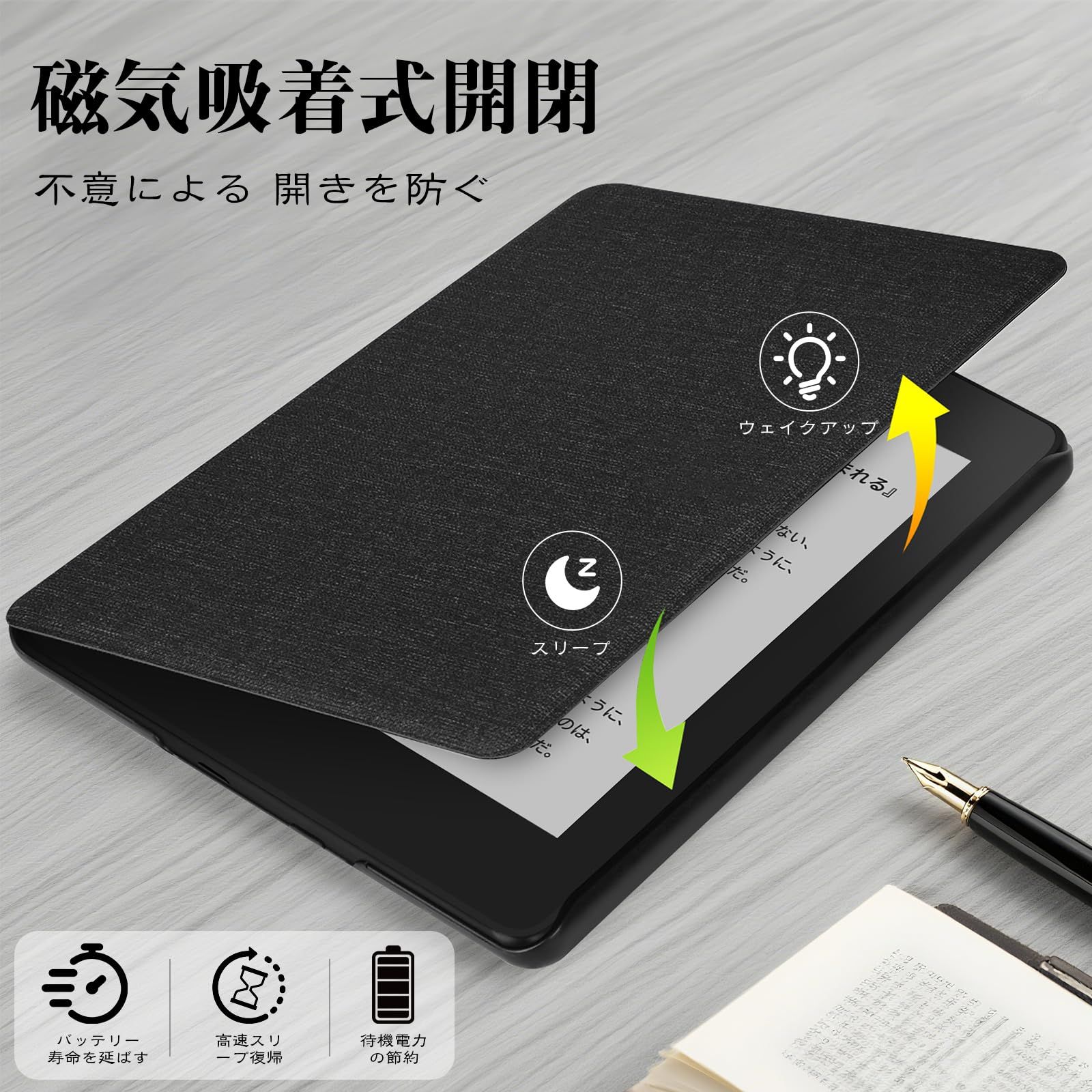 Fintie for Kindle Paperwhite ケース 2024 第12世代 Kindle