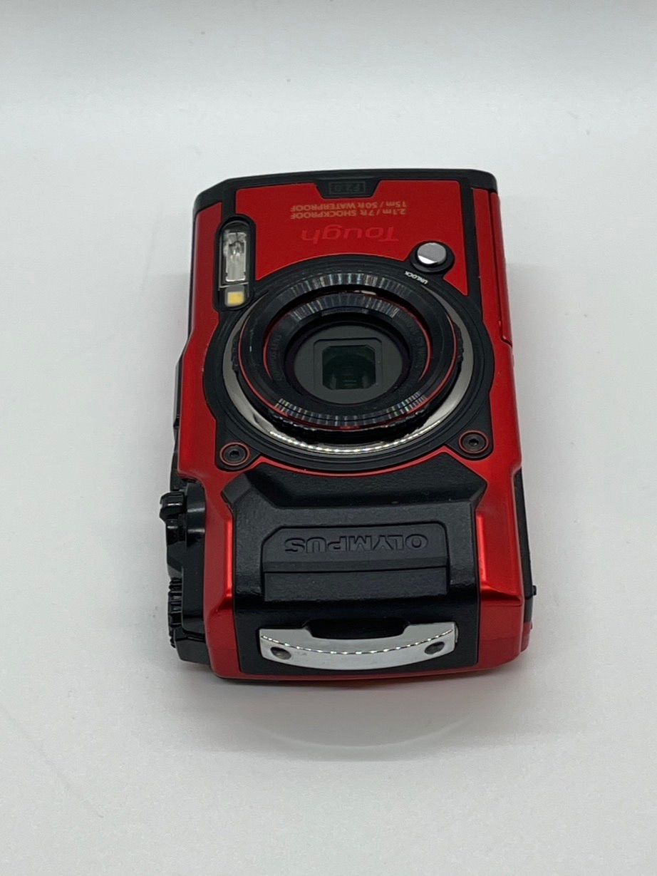 0367 OLYMPUS TOUGH TG-6 レッドブラック デジカメ ジャンク品 【ネ