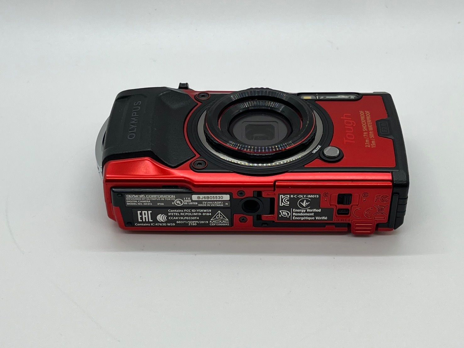 0367 OLYMPUS TOUGH TG-6 レッドブラック デジカメ ジャンク品 【ネ