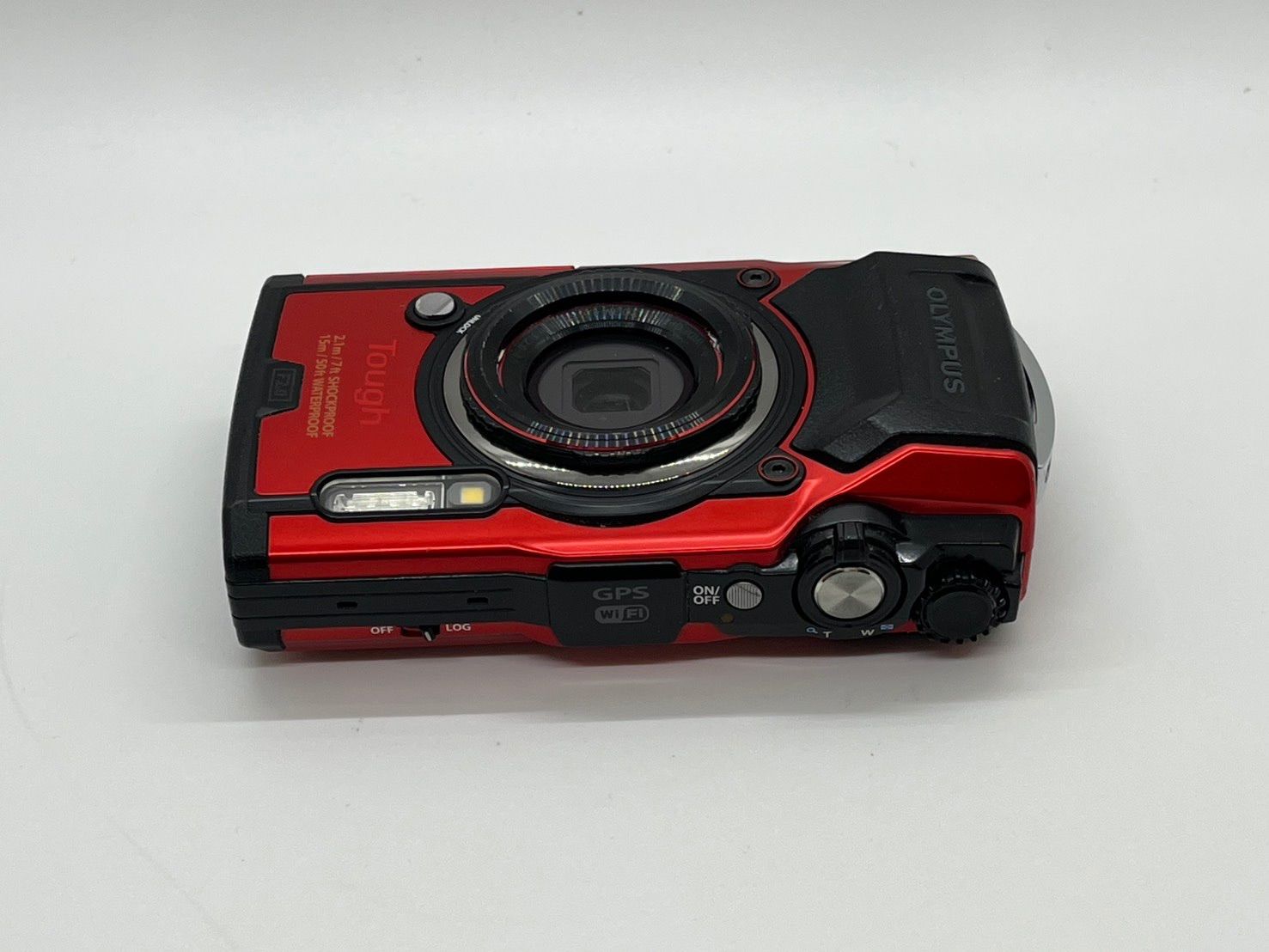 0367 OLYMPUS TOUGH TG-6 レッドブラック デジカメ ジャンク品 【ネ
