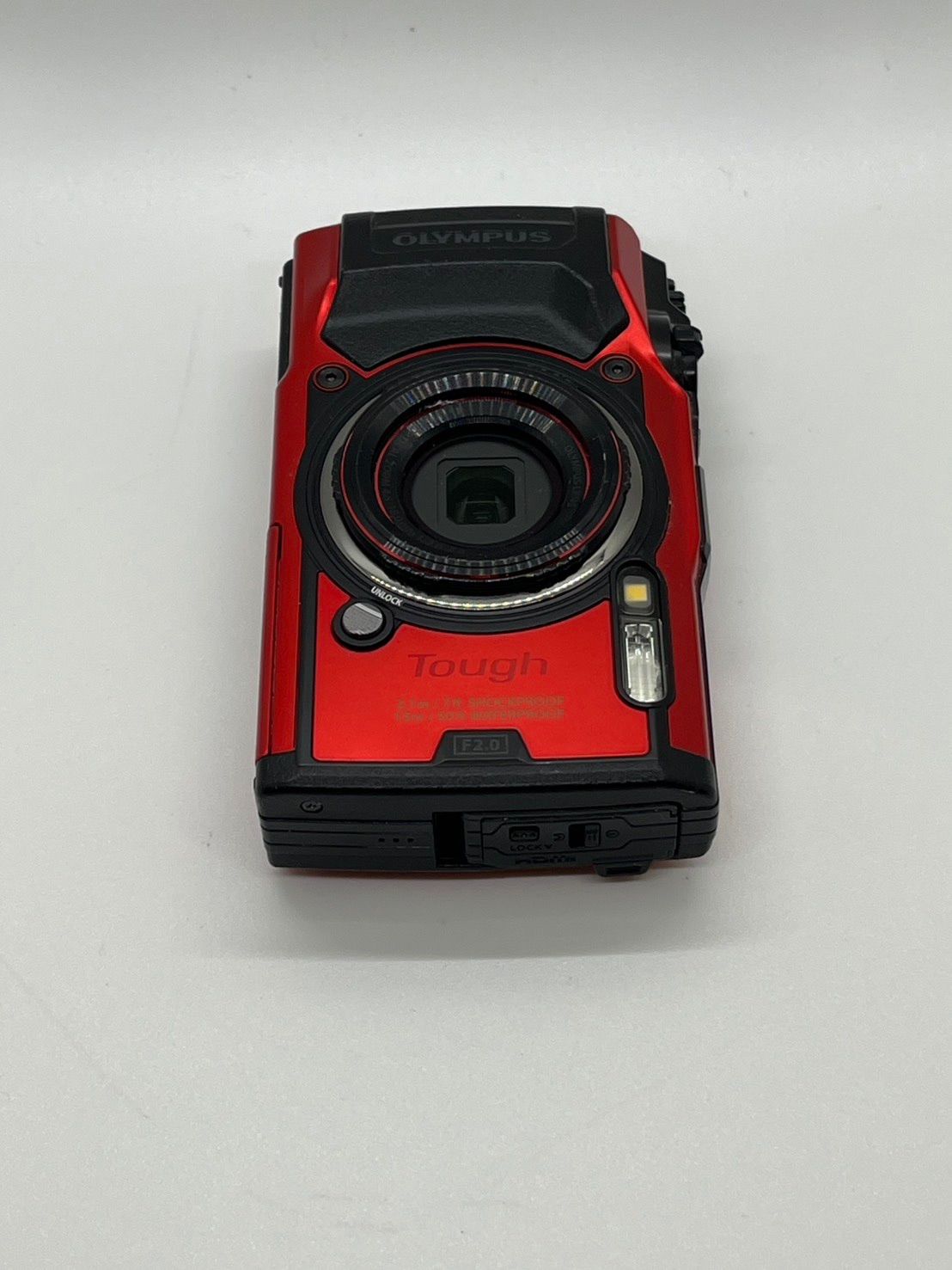 0367 OLYMPUS TOUGH TG-6 レッドブラック デジカメ ジャンク品 【ネ