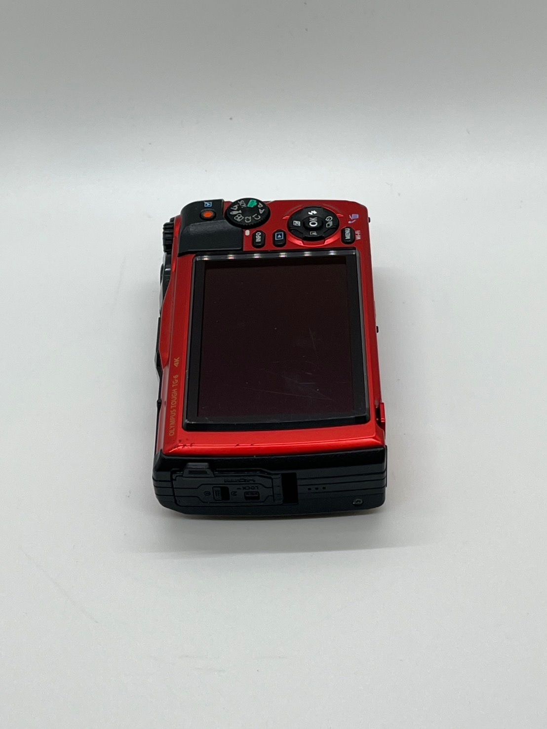 0367 OLYMPUS TOUGH TG-6 レッドブラック デジカメ ジャンク品 【ネ