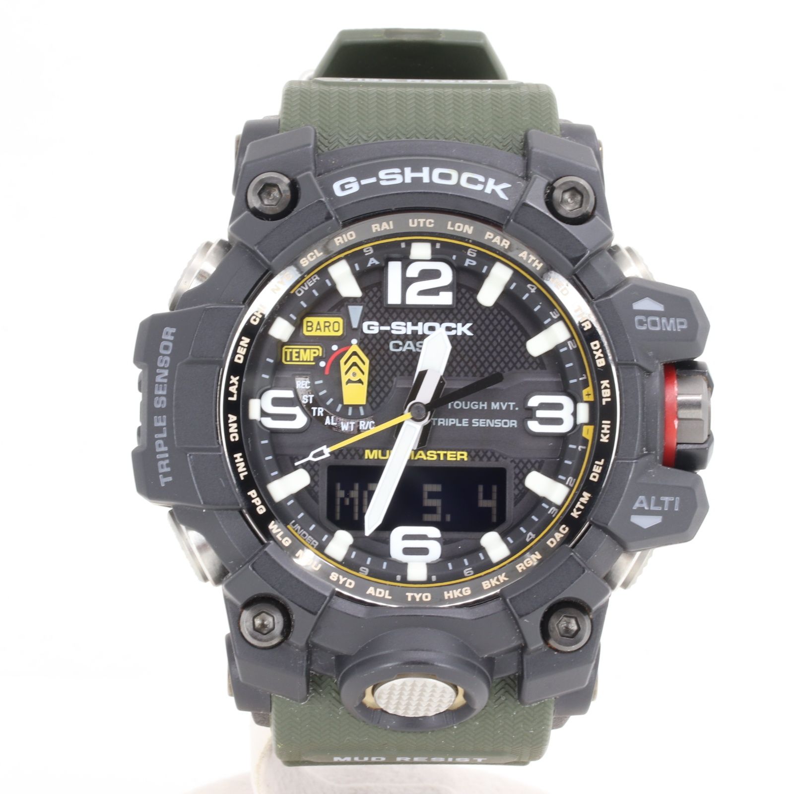 ITCSU305250P CASIO カシオ G-SHOCK マッドマスター GWG-1000 電波ソーラー アナデジ メンズ 腕時計 ブラック文字盤