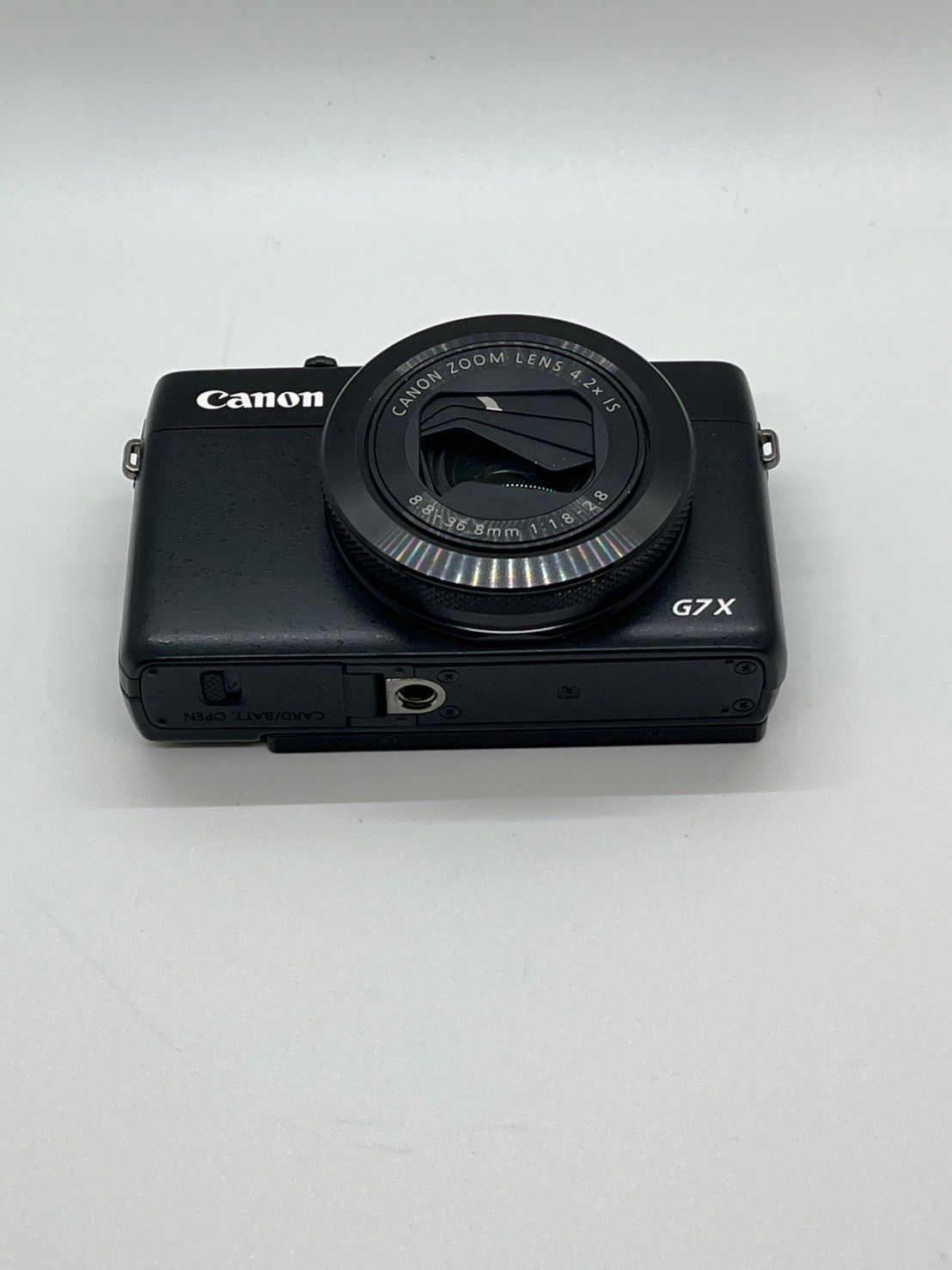 0382 Canon PowerShot G7X ブラック デジカメ 動作確認済み やや訳アリ 【コ】