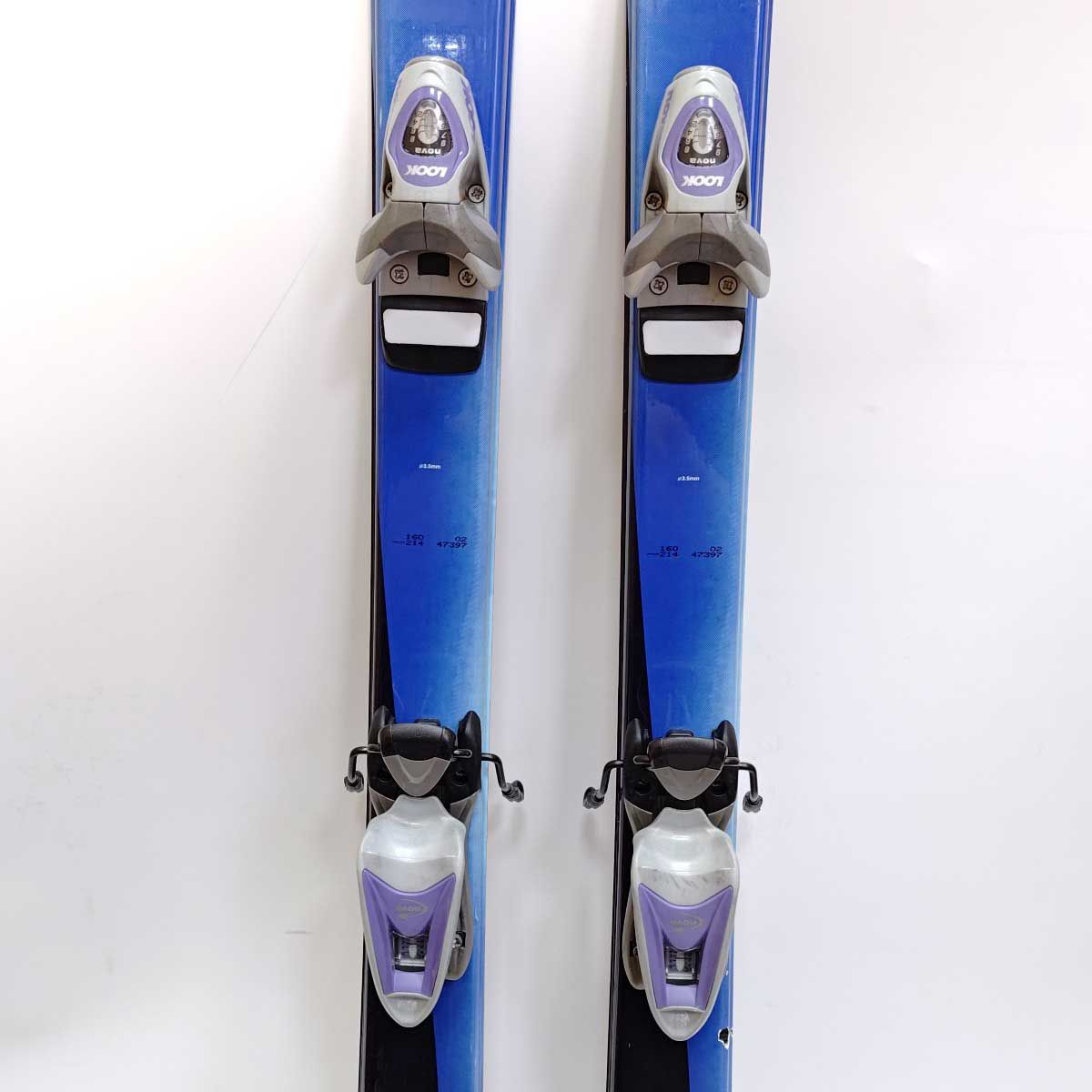 カザマ スキー板 WINTERHIGH 158cm ウインターハイ [ストック(Hart)付